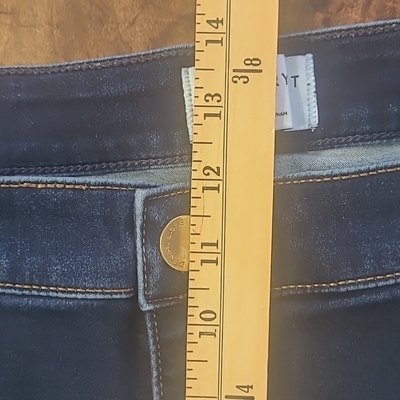 EUC Lane Bryant Jeans Women's sz 22 Mid Rise Skinny Leg Dark Wash Denim Jean - Picture 11 of 12